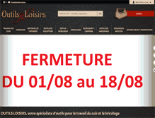 Tablet Screenshot of outilsloisirs.fr